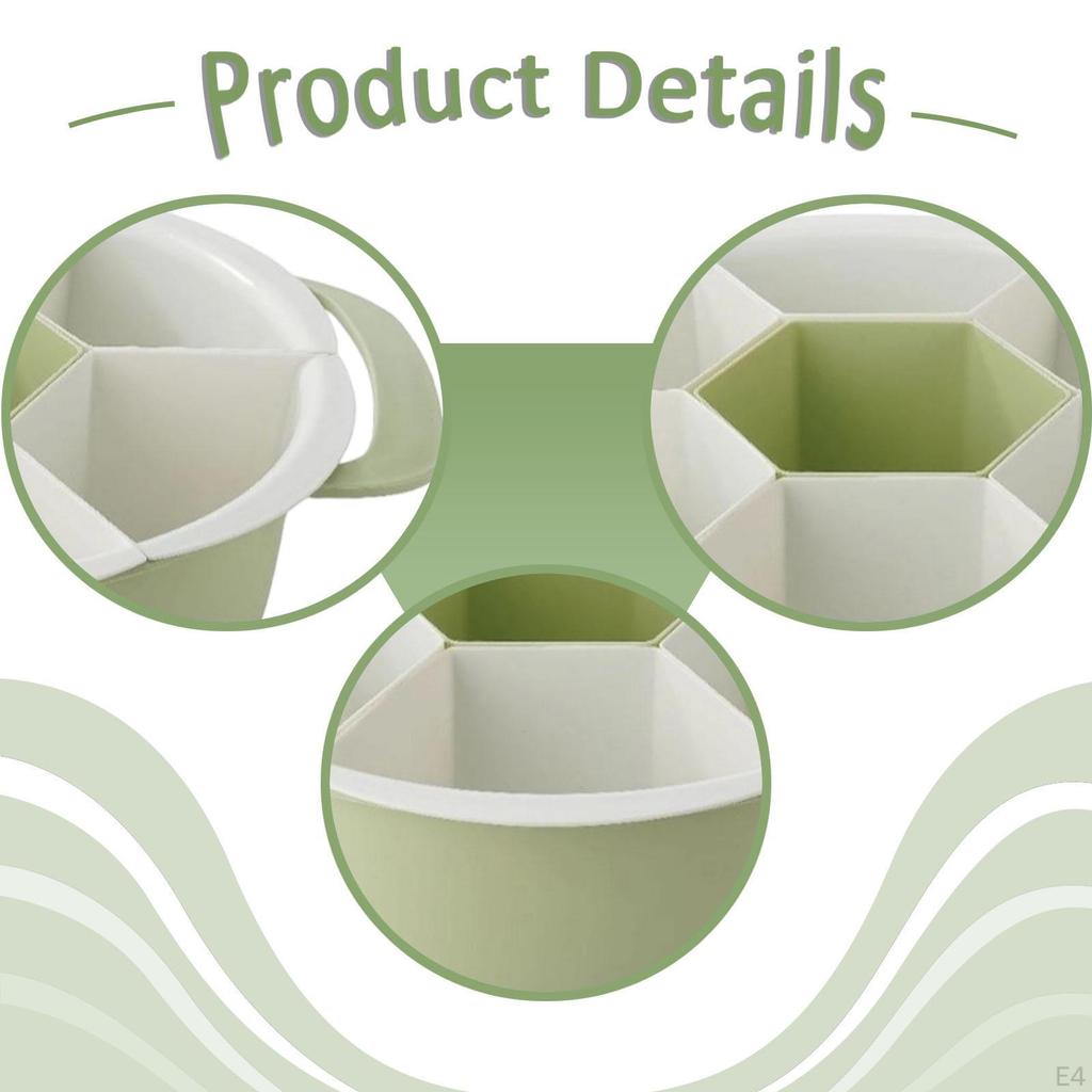 Drehbare Servierplatte mit 7 Fächern, verschleißfest, für chinesisches Fondue, Lebensmittellagerung