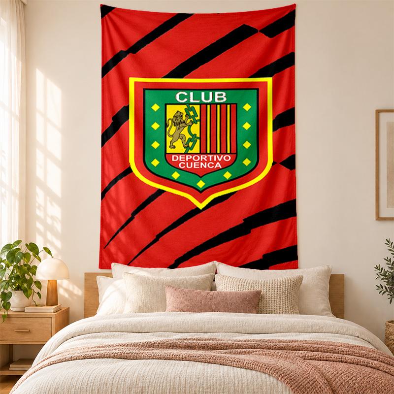 Club Deportivo Cuenca Tapestry highquality for decorating living room bedroom dorm walls ideal as bedroom wallart orholiday gift