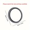 1pc Universal Car Steering Wheel Cover, Four Seasons Breathable Sweat-Proof Anti-Slip Cute Cartoon Checker Checkerboard Color Splicing Web Celebrity