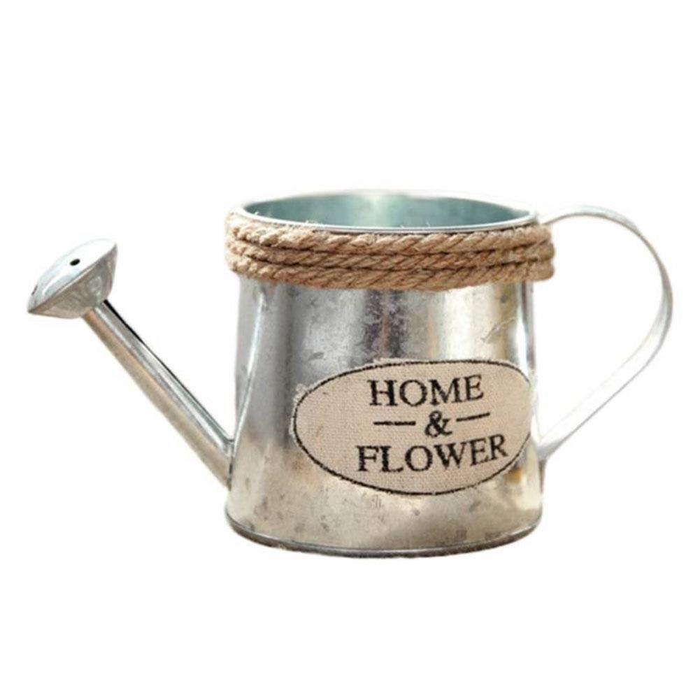 Fitment Iron Vintage Design Watering Can Flower Pots