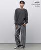 Musinsa Standard Pigment Crew Neck Knit [Charcoal Gray]