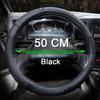 For 38 40 42 45 47 50CM Car Truck Auto Van Lorry Bus Steering Wheel Cow Leather Non-slip and Breathable Interior Accessories