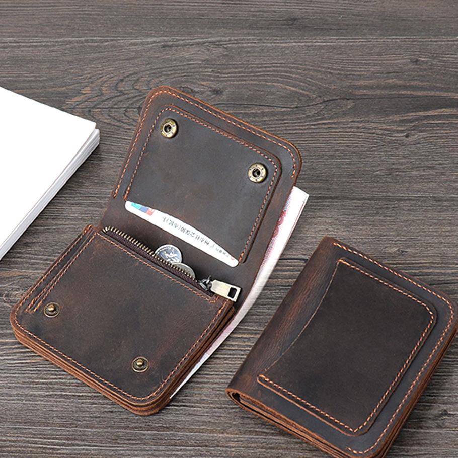 Новый мужской кожаный кошелек — фото 8