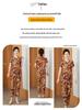 Summer Printed Short-Sleeve T-shirt and Loose Pants Set for Middle-Aged and Elderly Mothers