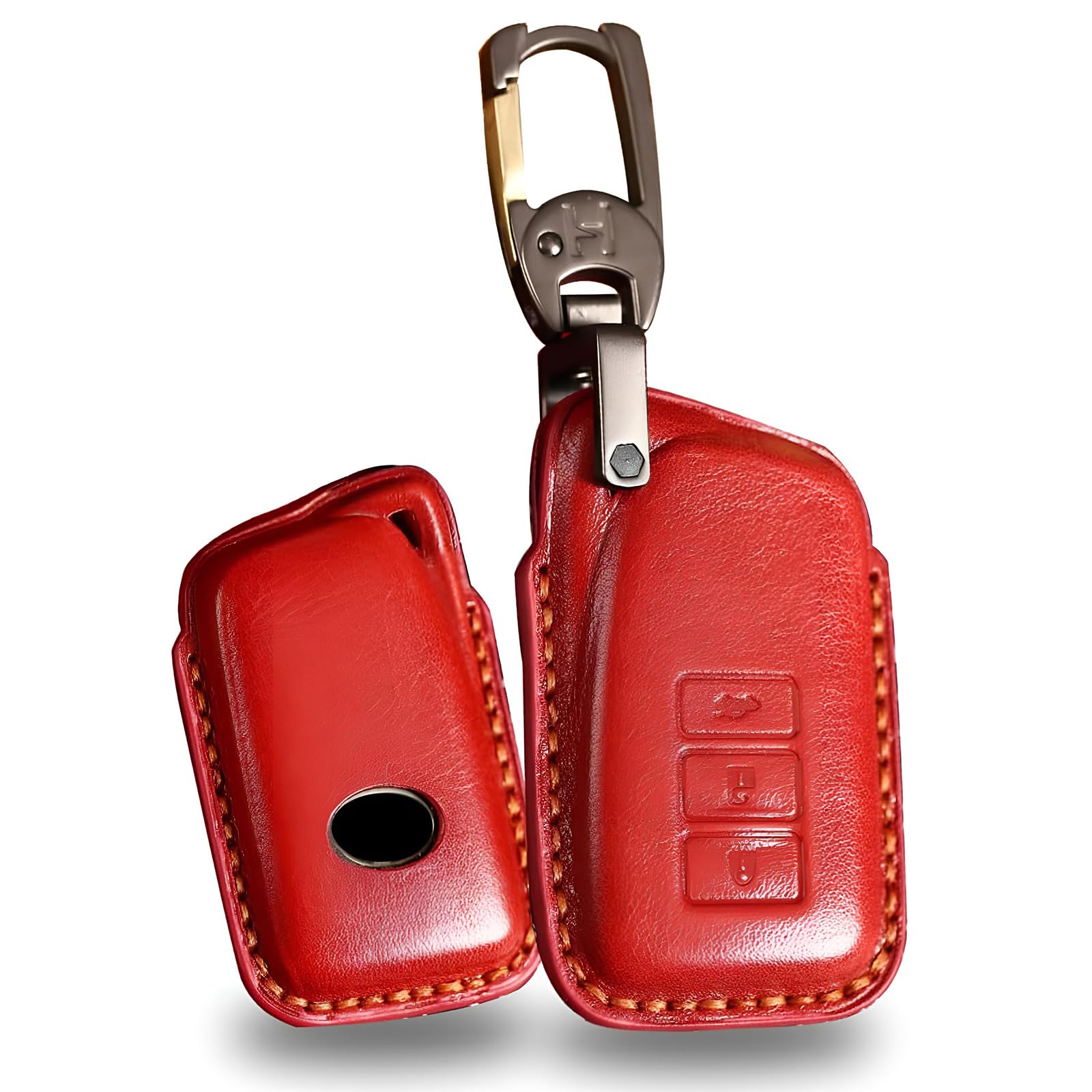 [ontto] Smart Key Case for Lexus Key Cover Keychain Luxury красный