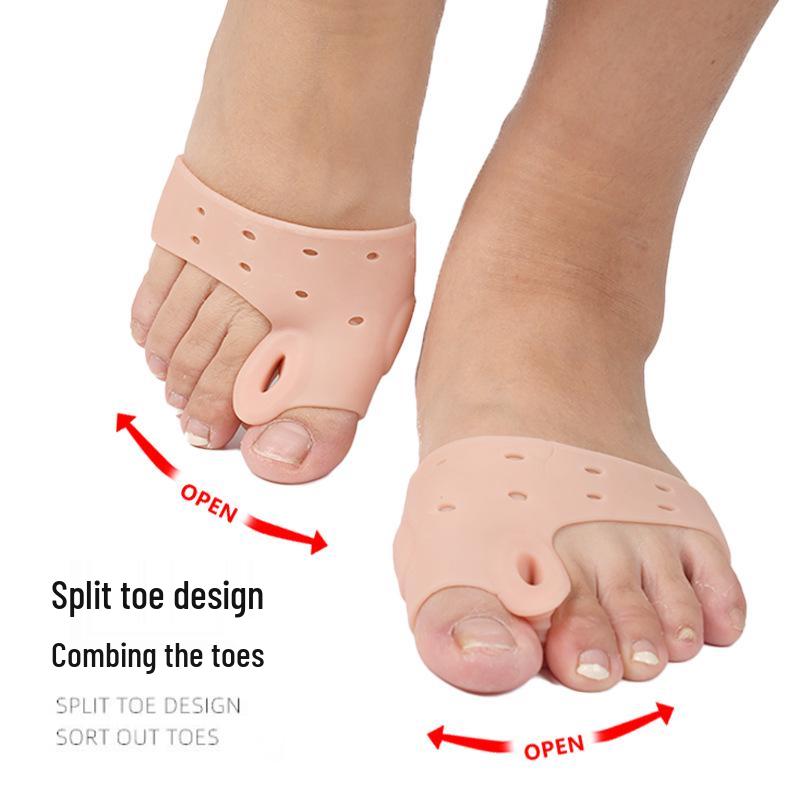 Magnetic Shock-Absorbing Silicone Toe Separator for Hallux Valgus Correction