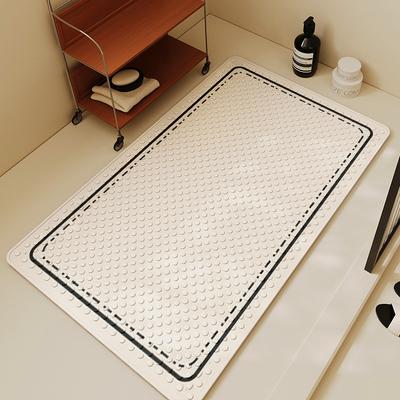 Rutschfeste Bodenmatte für Badezimmer Spezielle Bade- und Sturzschutz-Fußmatte für Badezimmer Toilette Badezimmer Toilette Duschraum Wasserdichte Saugfußmatte