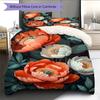 Cartoon Pattern Bedding Quilt Set Quilt Cover Pillowcase Home Decoration Birthday Gift (1 * Duvet Cover + 2 * Pillowcase, Without Core)
