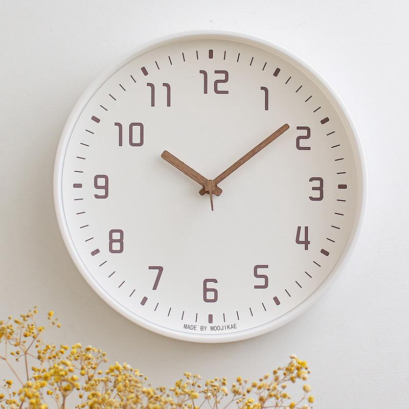 Nordic Ins Style Living Room Simple Wall Clock Modern Creative Home Decoration Fashionable Bedroom Study Silent Wall Clock