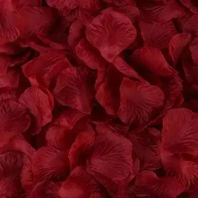 6000/100Pcs Artificial Fake Rose Petals Colorful Simulation Silk Rose Petal For Valentines Day Wedding Party Romantic Decoration