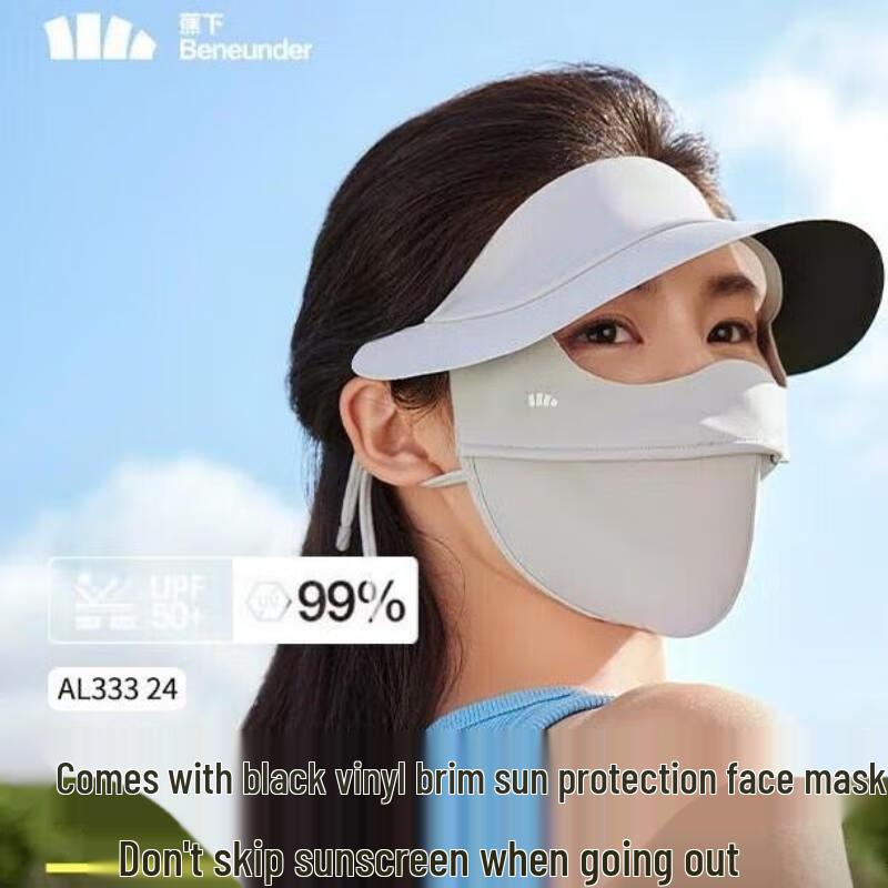 Banana Umbrella Full Face Sun Protection Mask with Brim
