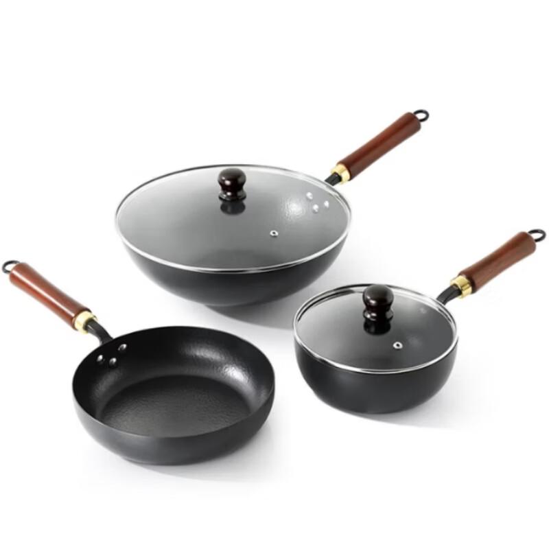 Corning Zero-Coating 3-Piece Chinese Cookware Set