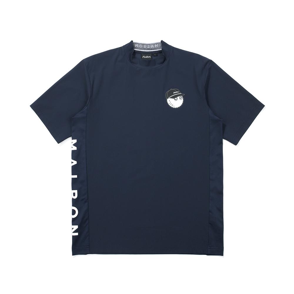 MALBON GOLF Bucket Ice Mock Neck Navy (Man)