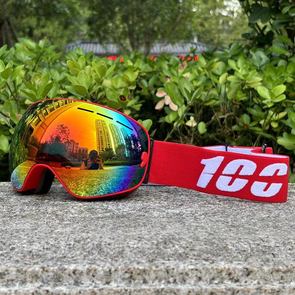 NOWE Podwójne Warstwy Przeciwmgielne 100 Gogle Narciarskie Śnieg Okulary Snowboardowe Okulary Skutera Śnieżnego Okulary Sportowe Outdoor