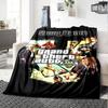 Grand Theft Auto Προσαρμόστε το Όνομά σας Κουβέρτα Ρίψης Εξατομικευμένη Κουβέρτα Μαλακή & Ζεστή Κατάλληλη για Καρέκλα Γραφείου Διακόσμηση Σπιτιού Καναπέ Κάθισμα για Όλες τις Περιστάσεις