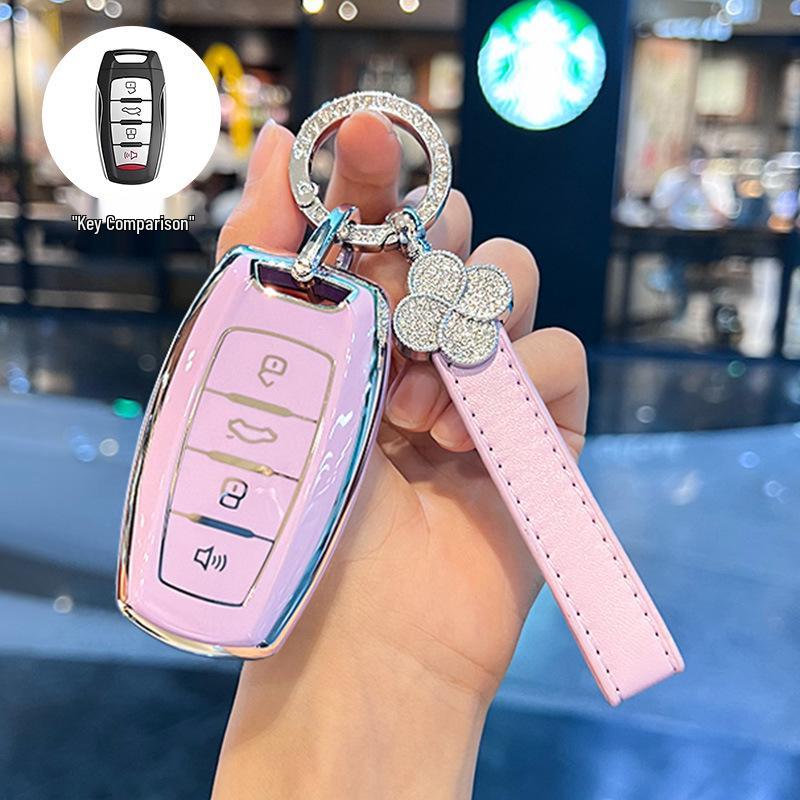 Key Cover for 2024 Haval Big Dog: Fits 23mm Chitu H6, 22mm New H9 Buckle, 19mm Old M6 Case - Simple Design