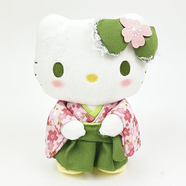 Sanrio Hello Kitty Matcha Kimono Plush S Decor