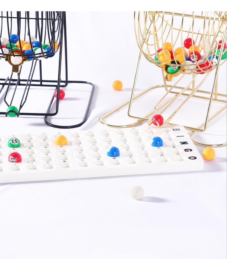 Mini Manuelle Bingo-Lotteriemaschine für Kinder oder Veranstaltungen