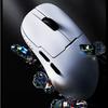 AJAZZ  Tri-Mode Mouse, 800mAh Long Battery Life, Approximately 61g Lightweight Gaming Mouse, White