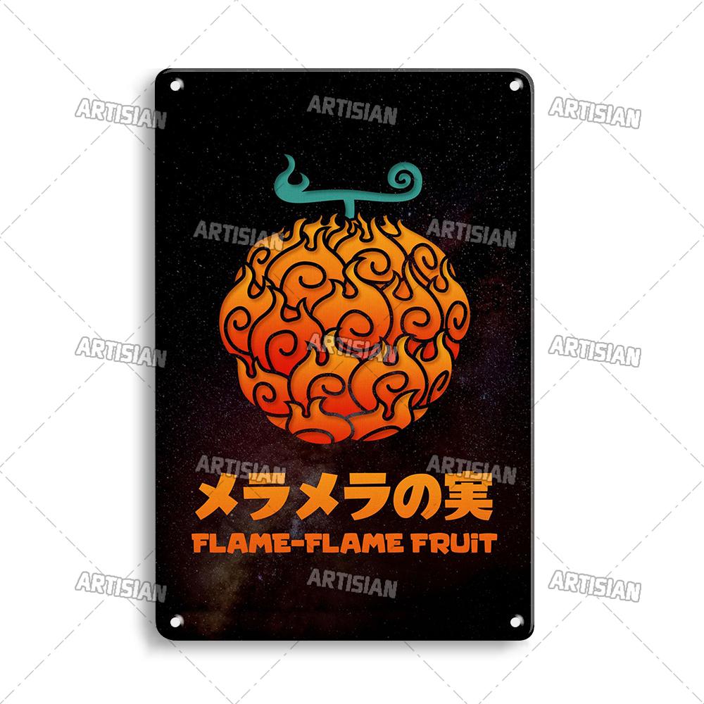 Japanese Comics Metal Poster Food Metal Tin Sign Wall Plate Kitchen Man Cave Cafe Metal Plaque Rusty Industrial Decor