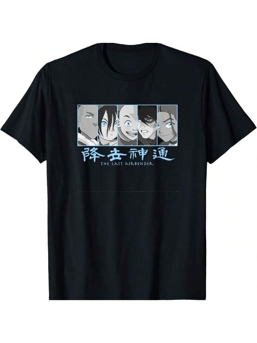Avatars The Last Airbender Team Avatars Vintage Face Panels T-Shirt S разноцветный