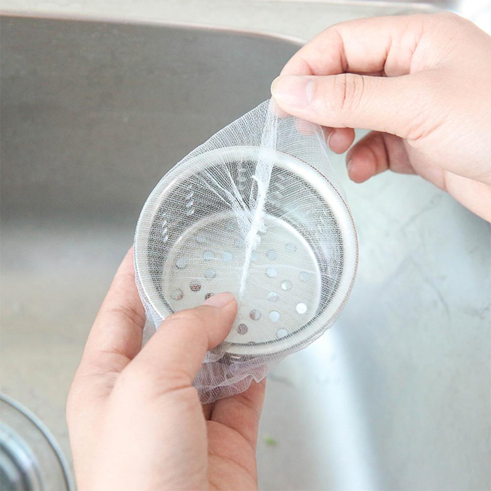 Filtering Screen Drain Garbage Bag for Kitchen Water Tank Sink