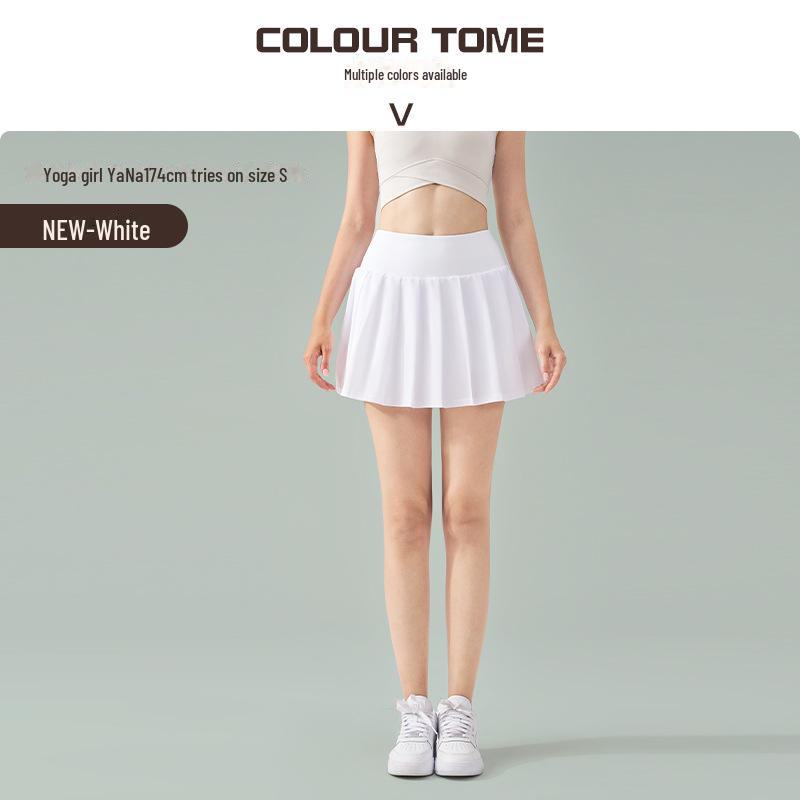 

Спортивная юбка SZ Lycra с плиссировкой и защитой от воздействия окружающей среды для йоги, бадминтона, тенниса, фитнеса и бега 10