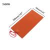 Mat Heating Pad 5V 80W Accessories Automobile Battery Fuel Heater Home Improvement Plate Silicone High Quality