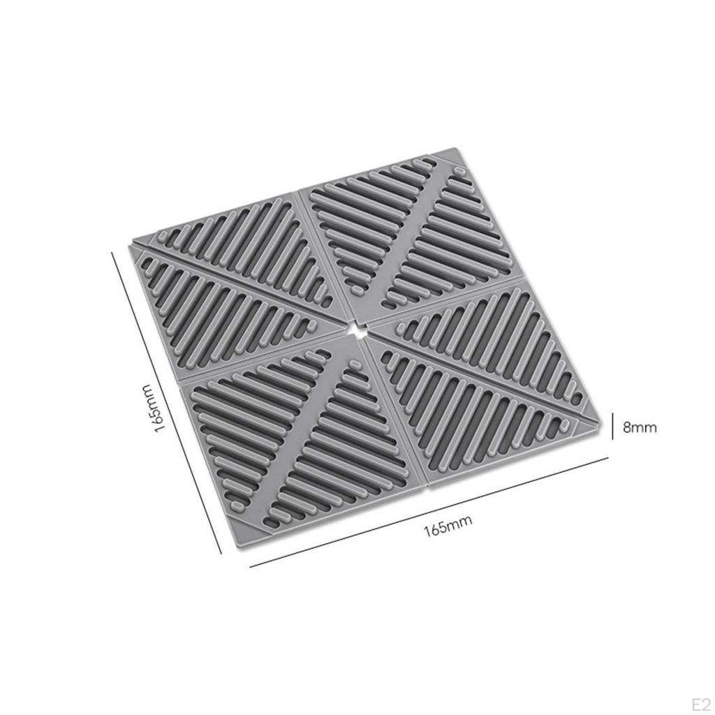 Dish Drying Mat, Draining Heat Insulation Coffee Mats and Utensil Board for