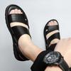 Sandals Men Summer Peep-toe Youth Beach Shoes office work Dual-use Beach Slippers Non-slip Men's Sandals outdoor Mens Shoes