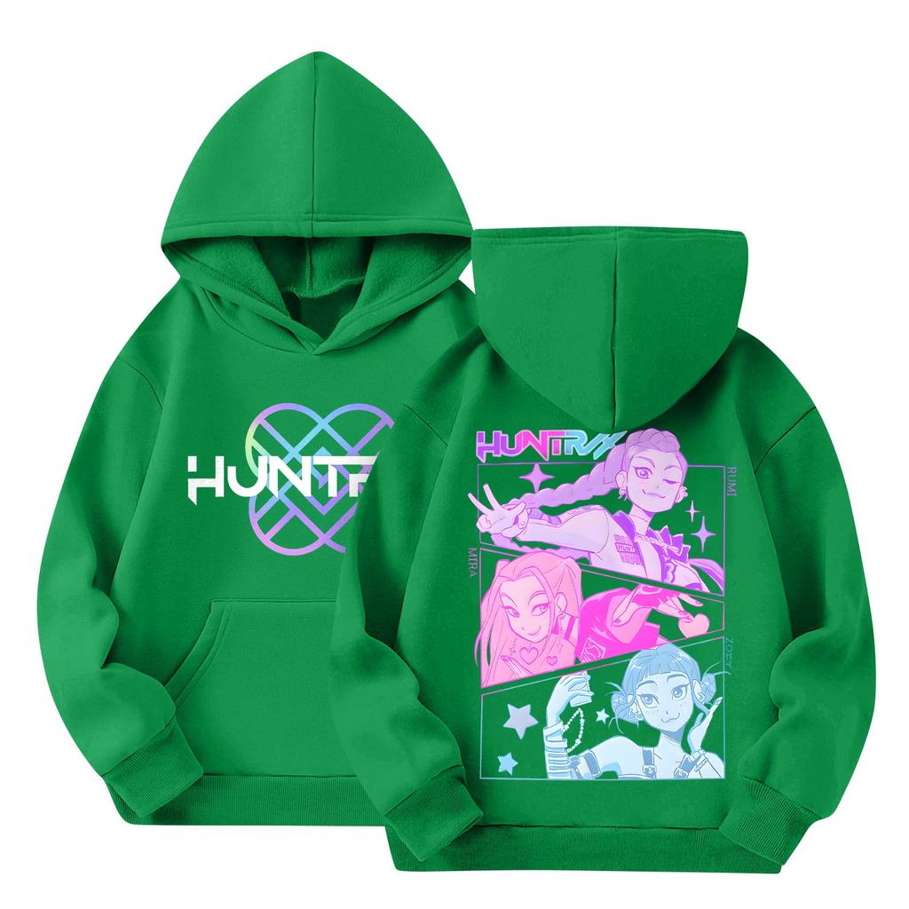 Women's Hooded Gradient Printed Long Sleeved Sweatshirt Loose Women's Sweatshirt  Sweatshirt