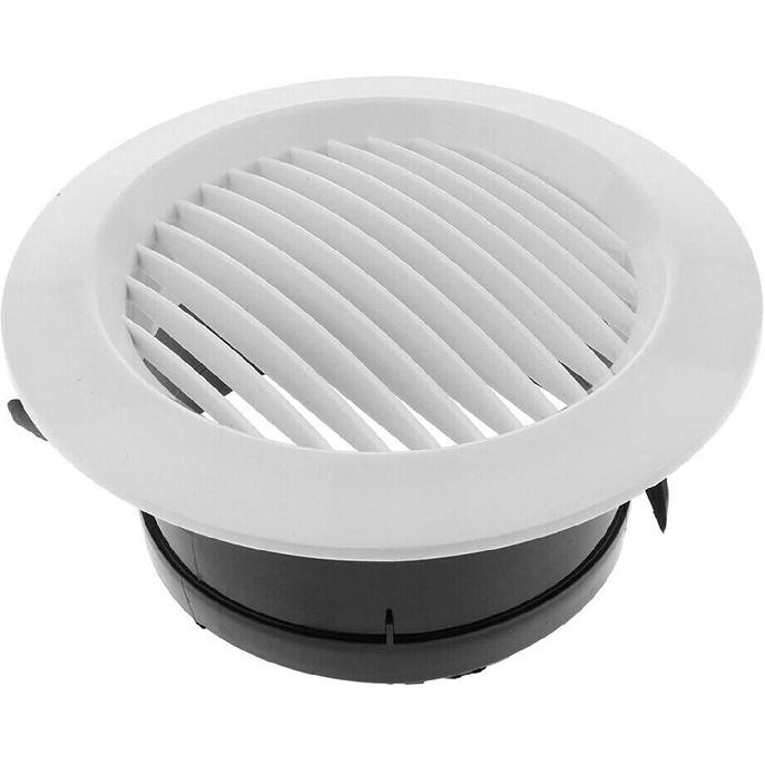 Ventilation Grille Cover Diameter 1.5/10/12.5/15CM Air Vent Grille Circular Indoor Ventilation Outlet Duct Pipe Cover Cap Sale Wall-Mounted Ceiling