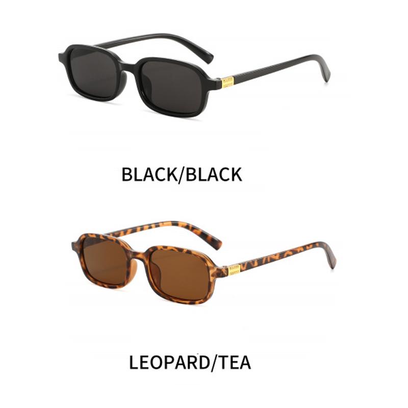 Xiaomi Women Retro Small Rectangle UV400 Sunglasses Metal Logo Decor Slim Frame Fashion Driving Shades