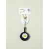 Daiso Miniature Frying Pan Key Ring Egg