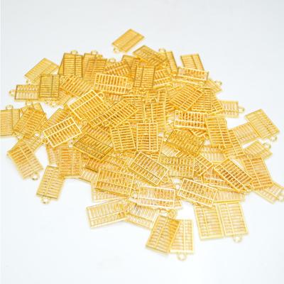 30 sztuk/zestaw Feng Shui Alloy Abacus Brelok Metalowy Brelok Zawieszka Ozdoba Spinning Abacus Brelok do Portfela Ozdoby Samochodowe