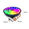 SNOWMAN 4 Heat Pipes CPU Cooler 120mm PWM 4 Pin PC Radiator Quiet Cooling Fan