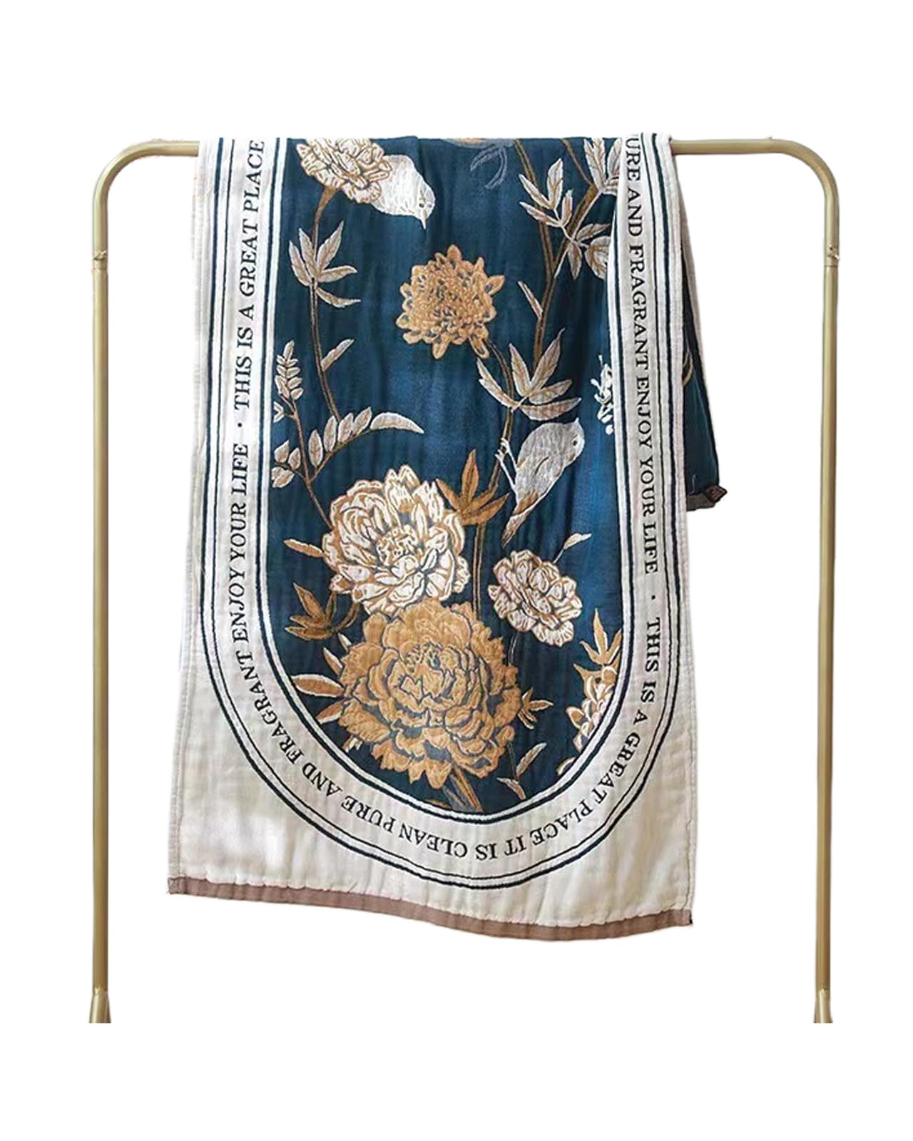 

Alip Марлевое банное полотенце с персонажем Милое хлопковое марлевое полотенце для Идеально подходит для тела Горячее и Коммерческое Дышащее и Банное Яркое полотенце с цветущими цветами, Пушистое,