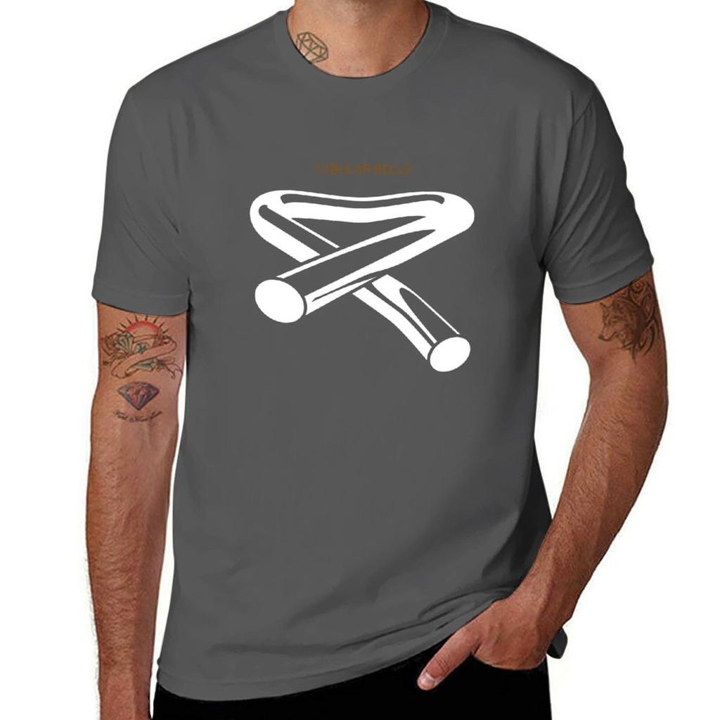 Tubular Bells Mike Oldfield Tshirt Utility Casual Work Tshirt