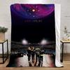 Coldplay Throws Blankets for Sofa Luxury Throw Blanket King Size Fluffy Plaid Microfiber Bedding Beach Towel Home Interior Knee