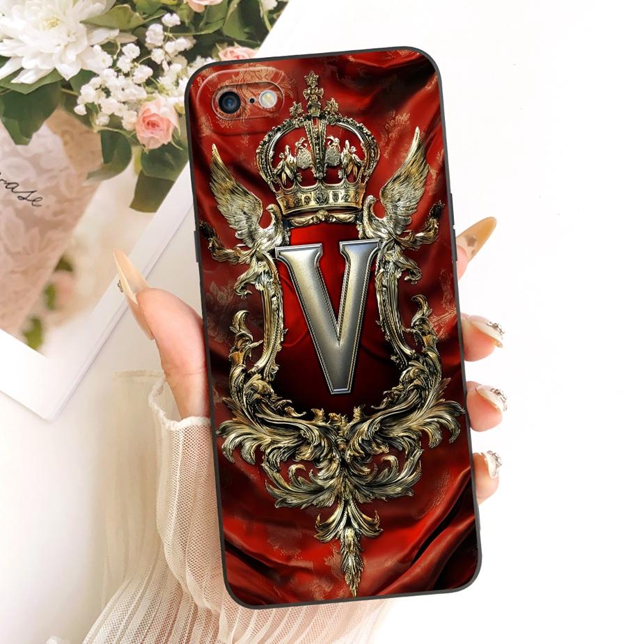 For Apple iPhone 6 Plus Case iPhone6S Cool Crown Letters Cover Shockproof Soft TPU Phone Case For iPhone 6S Plus iPhone6 S Shell