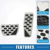 Gas Brake Pedal Cover Foot Pedals for Jeep Wrangler JL 2018- (Set of 1)