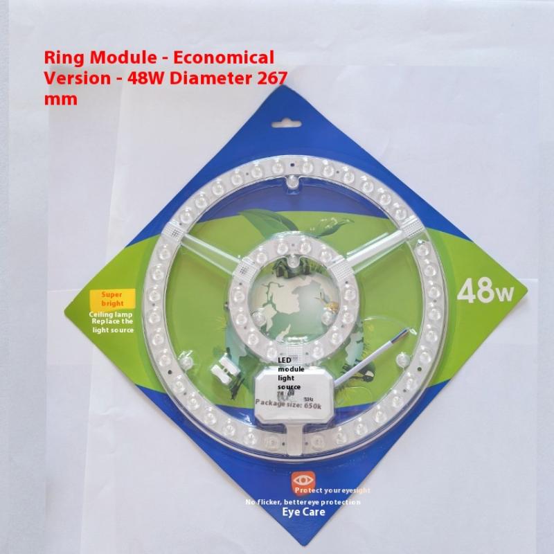1 Set 12W 18W 24W 36W 48W 72W Led Panel Circle Ring Light Led Round Ceiling Lamp Decoration Ac220V Ceiling Lamp Light Source