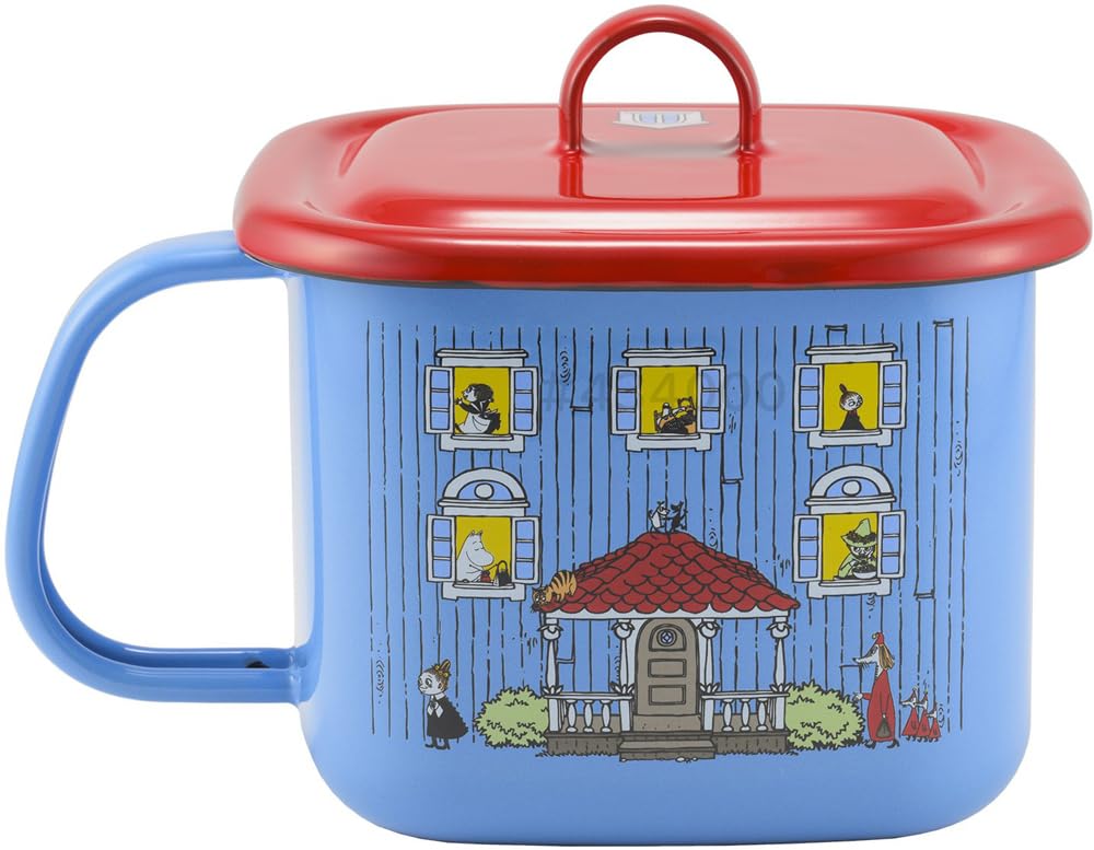 Fuji Enamel Moomin House Cube Cook 14cm MOH-CC14H