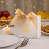 10 Stück Papier Eid Mubarak Geschenkbox Seidenband Snacks Geschenkbox Kreative Süßigkeitentaschen Eid Al Adha