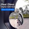 2Pcs Car Rearview 360 Degree Adjustable Wide Angle Small Circular Mirror For Lexus FSPORT LBX NX RX 350h 450h ES UX 300e GS GXBD8 