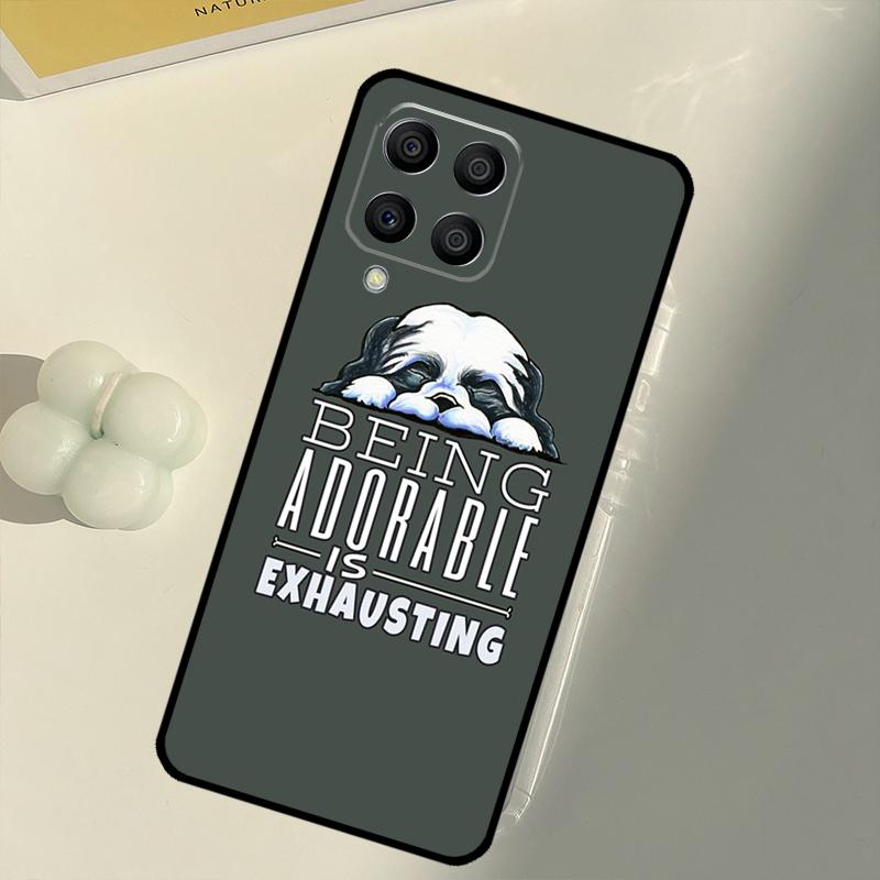 Cartoon Shih Tzu Dog For Samsung Galaxy M54 M21 M33 M53 M13 M12 M32 M52 M11 M31 M35 M55 M15 M14 M34 M06 M16 Case