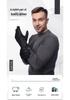 Herren Europäische Faux Hirsch- und Ziegenlederhandschuhe mit Wollfutter für Herbst/Winter