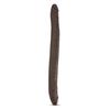 DR. SKIN 16INCH DOUBLE DILDO CHOCOLATE Brown