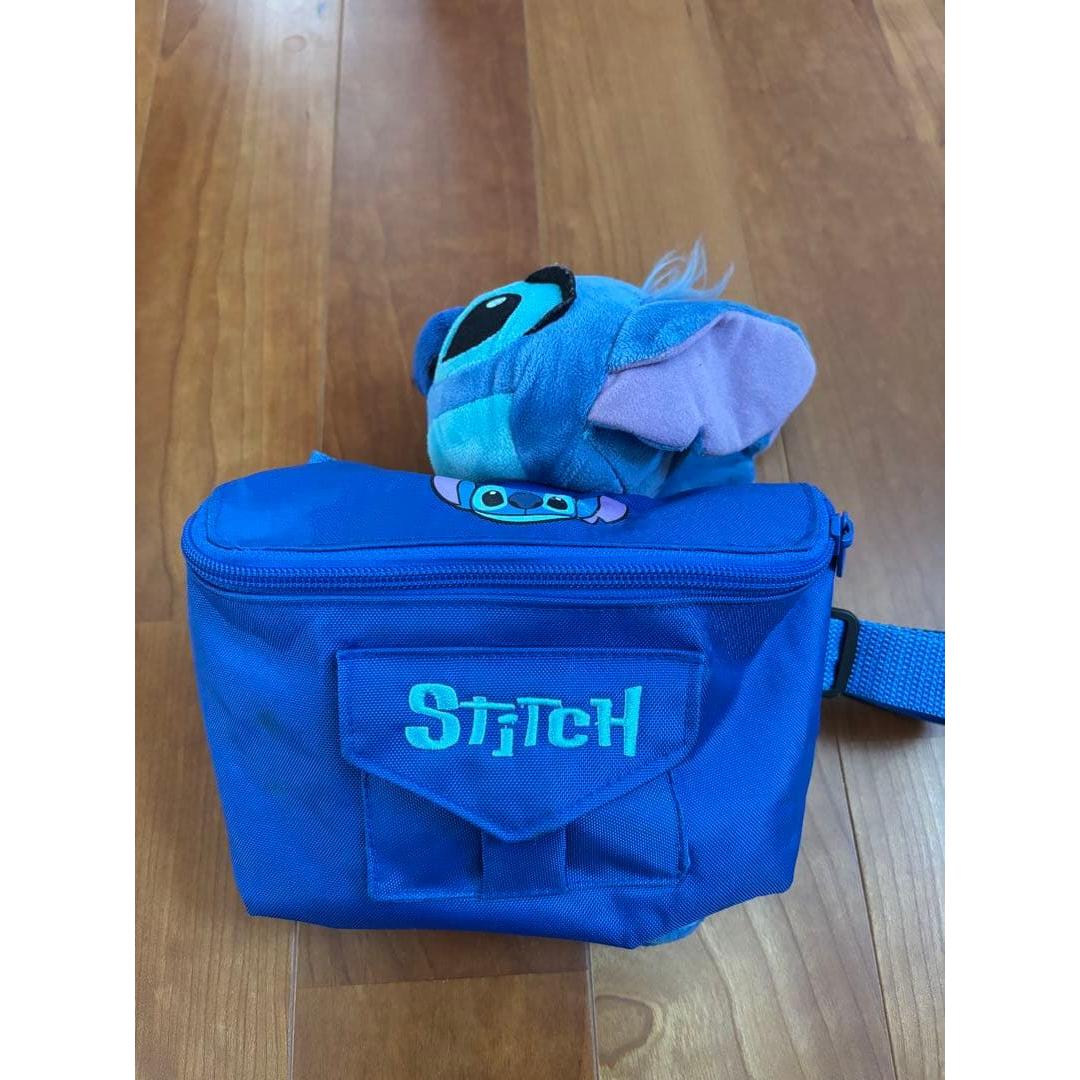 Stitch stuffed toy bag [waist pouch]