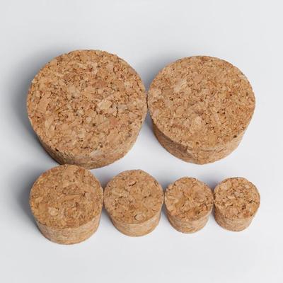 Tappi di sughero per vino in legno Fai da te Tappi conici Tappi di sigillatura Tappo per tazza e bottiglia Tappo riutilizzabile per provette da laboratorio Accessori per bollitore e cucina